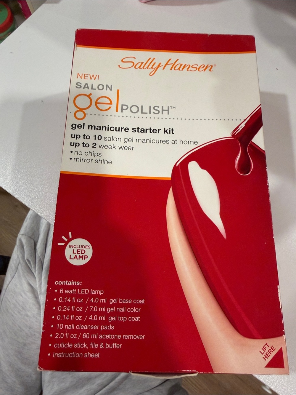 Sally Hansen Salon gel polish gel manicure starter kit